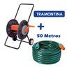 Kit Mangueira 1/2 Flex 50 Metros + Enrolador até 55m Tramontina - 1