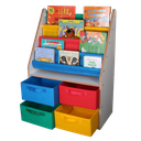 Ver imagem 5 de Porta Livros Infantil Decorativo Montessori com 4 Caixas