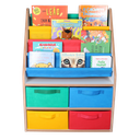 Ver imagem 7 de Porta Livros Infantil Decorativo Montessori com 4 Caixas
