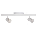 Ver imagem 7 de Trilho Eletrificado 2 Spot Led Gu10 Mr16 Canopla Tampa Cega Cor:branco