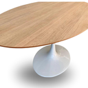 Ver imagem 2 de Mesa de Jantar Tulipa Saarinen Redonda 198x122cm Tampo Cor Jade Modelar Art Moveis Tulipa Saarinen o