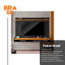 Painel Home para Tv até 75 Polegadas Ripado Brasil 180cm - 7