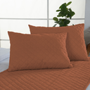 Ver imagem 3 de Peseira de Cama Comfort 5 Pçs King Almofadas Cheias Terracota