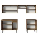 Ver imagem 7 de Armário de Cozinha Compacta 229cm Rustic/Cinza Emilly Madesa 15
