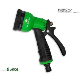 Esguicho Múltiplo para Mangueira com 8 Tipos de Jatos com Trava - 2