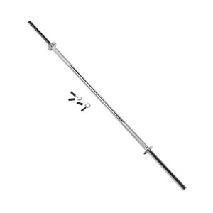 Barra P/ Anilhas Lion Performance 200cm Cromada Ergonômica