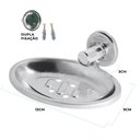 Ver imagem 7 de Kit Acessórios para Banheiro 5 Peças Cromado Stander - Pison