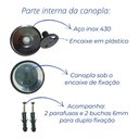 Ver mais imagens de Kit Acessórios para Banheiro 5 Peças Cromado Stander - Pison