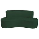 Ver imagem 4 de Kit Sofá Curvo Amsterdã 140cm e Poltrona Luiza Max Suede Verde