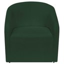 Ver imagem 5 de Kit Sofá Curvo Amsterdã 140cm e Poltrona Luiza Max Suede Verde