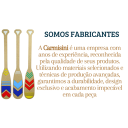 Remo Decorativo Kit com 3 Remos de Praia Coloridos de Mdf - 6