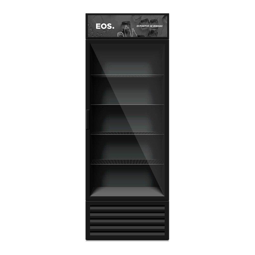 Refrigerador Expositor Vertical Eos 510 Litros Eco Gelo All Black Eev500p2 110v