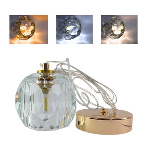 Pendente Lustre Pd1112 Ip20 Bivolt Dourado Cabo Ajustàvel