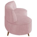 Ver imagem 6 de Sofá 2 Lugares para Sala Living 135cm Pés Palito Korah K04 Veludo Rosê - Mpozenato