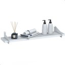 Ver imagem 5 de 4 Prateleiras Suspensa Estilo Industrial Madeira 50cm Fs Bb:branco