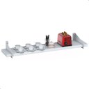 Ver imagem 4 de 4 Prateleiras Suspensa Estilo Industrial Madeira 50cm Fs Bb:branco