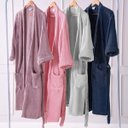Ver imagem 7 de Roupão Feminino Microfibra Inverno Macio Adulto Tam G Rosa