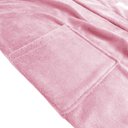 Ver imagem 6 de Roupão Feminino Microfibra Inverno Macio Adulto Tam G Rosa