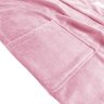 Roupão Feminino Microfibra Inverno Macio Adulto Tam G Rosa - 6