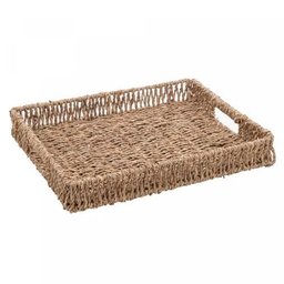 Bandeja de Sisal Rústica Decoração e Organização 34x26 Cm - 2