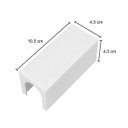 Ver imagem 3 de Par de Conexão Conecta 1 Saída Branco p/ Tubular T8 60 ou 120cm Starlumen ST3081 - 2un