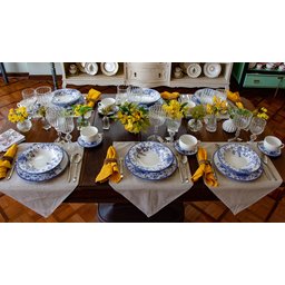 Conjunto com 6 Pratos Fundo Chinese Garden Alleanza 1°linha - 6