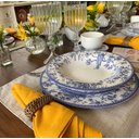 Ver imagem 3 de Conjunto com 6 Pratos Fundo Chinese Garden Alleanza 1°linha