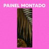 Papel de Parede 3D Painel 1M Folhas Palmeiras Marrom Vinil Jadim Realista Auto Colante Lavável - 3