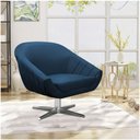 Ver imagem 7 de Kit 02 Poltronas Giovana Suede Azul Marinho