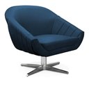 Ver imagem 6 de Kit 02 Poltronas Giovana Suede Azul Marinho