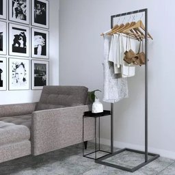 Combo Arara de Roupas P/ Passar Facilitador de Área Serviço Technox - 4