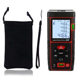 Trena Laser Alta Precisao 40 Metros Profissional Calculo Area Volume Polegadas In Pes Ft M² Medros Q - 1