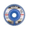 Flap disc 4.1/2" g120 costado pvc reto p/ aço carbono e inox - 1