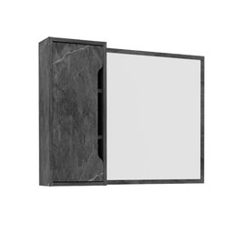 Espelheira para Banheiro 1 Porta Tecno Mobili Bn3645 Mármore Lunar - 2