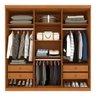 Guarda Roupa Casal 100% Mdf 6 Portas 4 Gavetas Joinville Tcil - 3