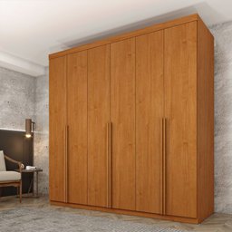 Guarda Roupa Casal 100% Mdf 6 Portas 4 Gavetas Joinville Tcil - 1