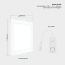Ver imagem 6 de Plafon LED Inteligente 18W de Embutir Wifi Google Alexa Agl