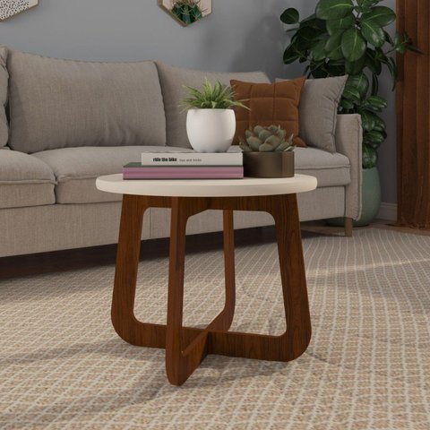 Mesa de centro Jasmin - Artely Cedro/OffWhite
