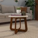 Ver imagem 1 de Mesa de centro Jasmin - Artely Cedro/OffWhite