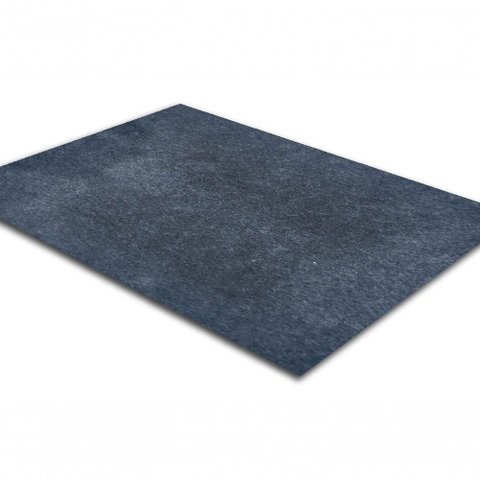 Tapete Carpete Simples Aveludado 2,00x3,00 Borda sem Costura Grafite