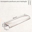 Ver imagem 4 de Puxador Drop Alumínio Porta Gaveta Móveis Planejados 300mm - Titanio