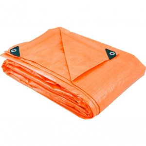 Lona Polietileno 10x4m Laranja 150 Micras Média