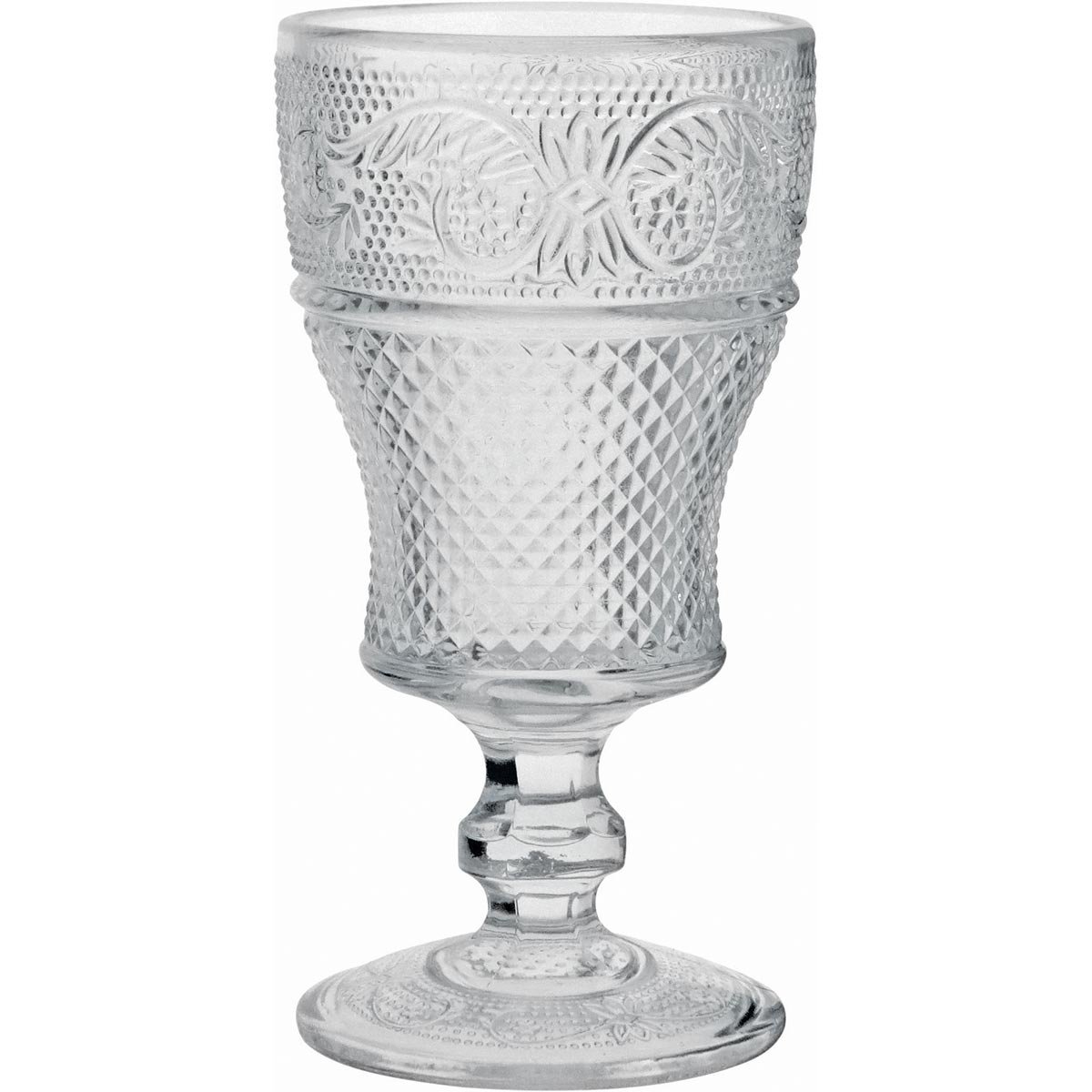 ALUELLA TAÇA ÁGUA 17x9x9cm 250ml VIDRO TRANSP 6PÇ - 1