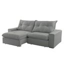 Ver imagem 2 de Sofá Hall Linho Dois Módulos de 80cm B25cm Meu Sofá Online