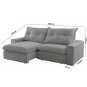 Ver imagem 4 de Sofá Hall Linho Dois Módulos de 80cm B25cm Meu Sofá Online