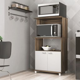 Multiuso Dallas - 2 Portas Espaço Forno e Micro-ondas Mdp - Móveis Sul - 3