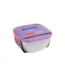 Pote Tramontina Freezinox Quadrado em Aço Inox com Tampa Plástica Lilás 16 Cm 1,5 L Tramontina - 6