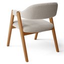 Ver mais imagens de Kit 04 Cadeiras de Jantar e Estar Living Estofada Nadja L02 Bouclê Creme - Lyam Decor