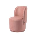 Ver imagem 1 de Poltrona Decorativa para Sala Estar Quarto Penteadeira Orgânica Bia Veludo Rosa - Montanaris Decor