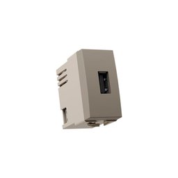 Módulo Tomada Carregador Usb-a Margirius Sleek Colors 2a 10w Argila - 1